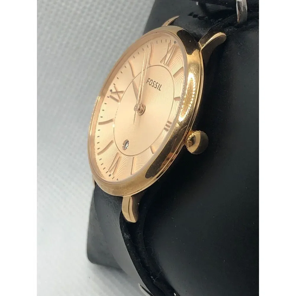 Fossil ES3707 Women Leather Analog Dial Quartz Wrist Watch W/ Custom Band LP234